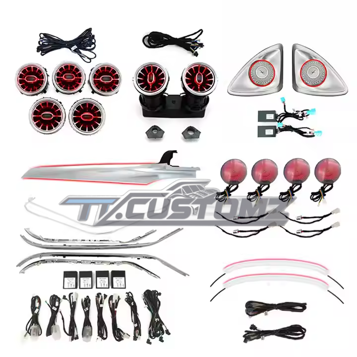 Mercedes Benz C/ GLC Class Complete Ambient Lighting Kit 2015-2021 OEM upgrade