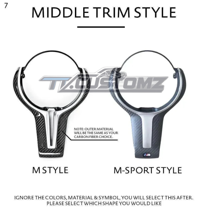 BMW M STYLE CUSTOMIZABLE STEERING WHEEL