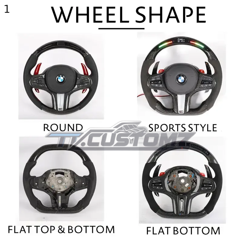 BMW F4X / F9X / G-CHASSIS CUSTOMIZABLE STEERING WHEEL