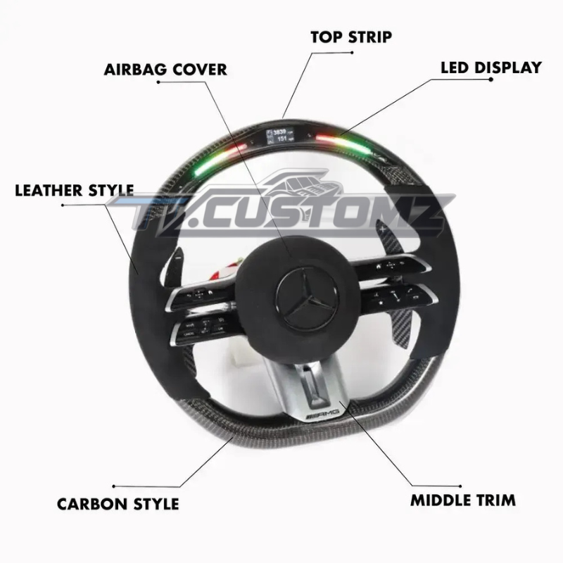 MERCEDES-BENZ 2023 AMG STYLE CUSTOMIZABLE STEERING WHEEL