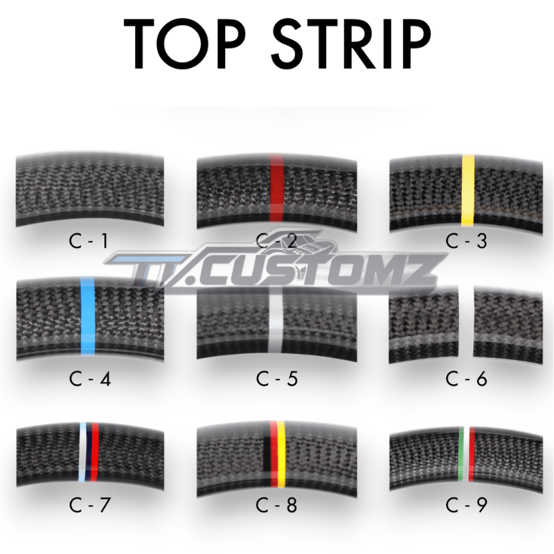 Audi R8/TT Style Customizable Steering Wheel (Fits 2010+ All Models)