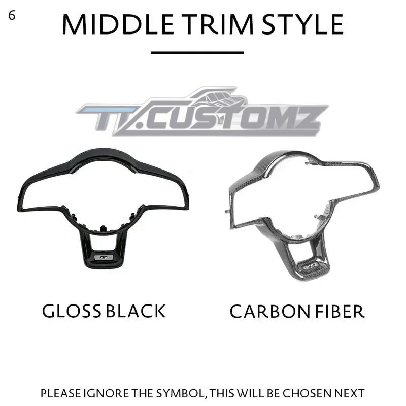 VOLKSWAGEN GOLF MK7 / MK7.5 STYLE CUSTOMIZABLE STEERING WHEEL