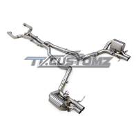 Mercedes C63/C63S W205 CAT-BACK EXHAUST SYSTEM (VALVETRONIC) TITANIUM/ STAINLESS STEEL