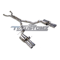 BMW M5/M6 E60 CAT-BACK EXHAUST SYSTEM (VALVETRONIC) TITANIUM / STAINLESS STEEL