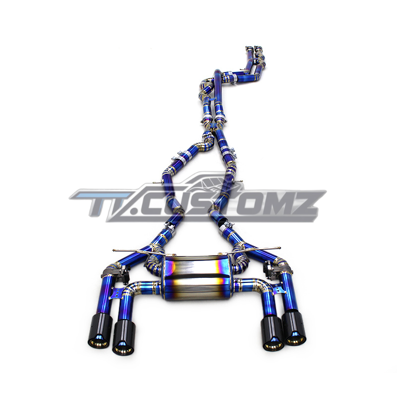 BMW M2C F87 CAT-BACK EXHAUST SYSTEM (VALVETRONIC) TITANIUM / STAINLESS STEEL