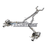 Mercedes E63/E63s (W213 - W212) CAT-BACK EXHAUST SYSTEM (VALVETRONIC) TITANIUM / STAINLESS STEEL