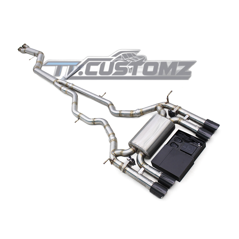 BMW M3/M4 F8X CAT-BACK EXHAUST SYSTEM (VALVETRONIC) TITANIUM / STAINLESS STEEL