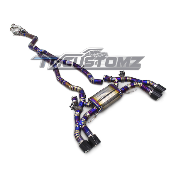 BMW X3M CAT-BACK EXHAUST SYSTEM (VALVETRONIC) TITANIUM / STAINLESS STEEL — view 2