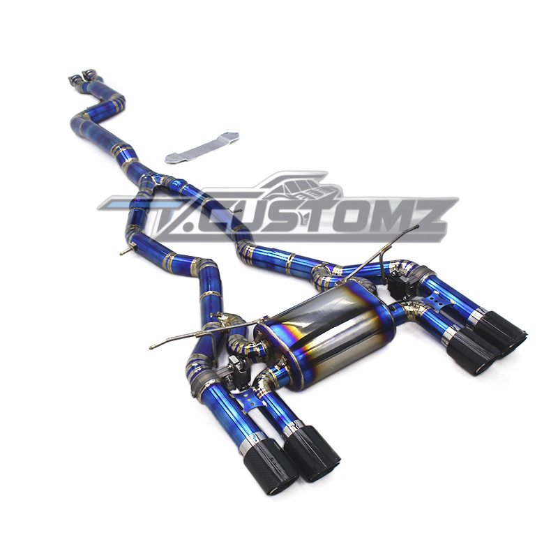 BMW M3/M4 F8X CAT-BACK EXHAUST SYSTEM (VALVETRONIC) TITANIUM / STAINLESS STEEL