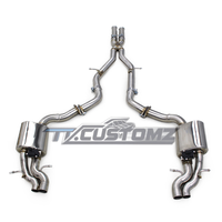 Mercedes E63/E63s (W213 - W212) CAT-BACK EXHAUST SYSTEM (VALVETRONIC) TITANIUM / STAINLESS STEEL