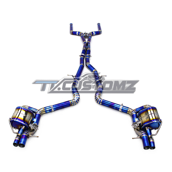 Mercedes E63/E63s (W213 - W212) CAT-BACK EXHAUST SYSTEM (VALVETRONIC) TITANIUM / STAINLESS STEEL