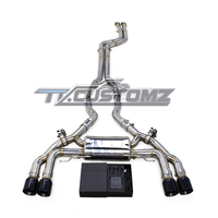 BMW X3M CAT-BACK EXHAUST SYSTEM (VALVETRONIC) TITANIUM / STAINLESS STEEL