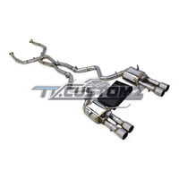 BMW M3/M4 (E90,E92, E93) CAT-BACK EXHAUST SYSTEM (VALVETRONIC) TITANIUM / STAINLESS STEEL