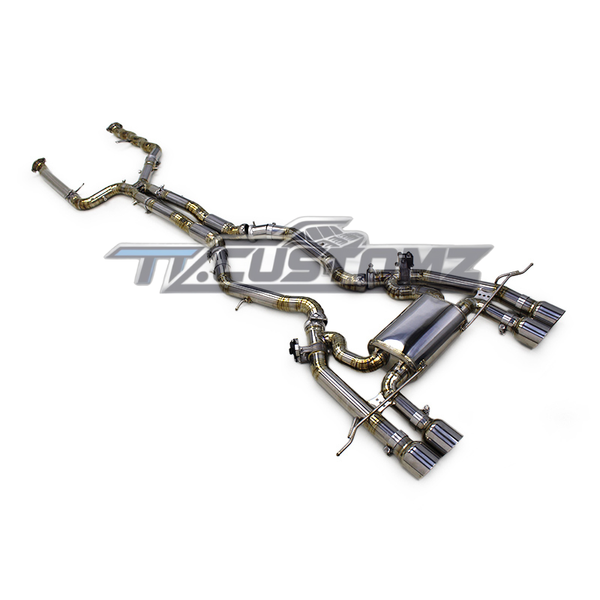 BMW M2 G87 CAT-BACK EXHAUST SYSTEM (VALVETRONIC) TITANIUM / STAINLESS STEEL — view 2