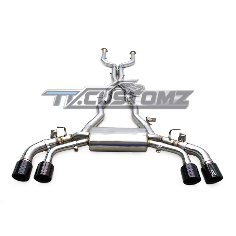 BMW M5 (G90,G99) CAT-BACK EXHAUST SYSTEM (VALVETRONIC) TITANIUM / STAINLESS STEEL