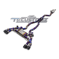 BMW X3M CAT-BACK EXHAUST SYSTEM (VALVETRONIC) TITANIUM / STAINLESS STEEL