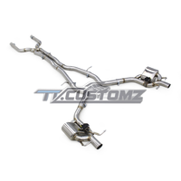 Mercedes E63/E63s (W213 - W212) CAT-BACK EXHAUST SYSTEM (VALVETRONIC) TITANIUM / STAINLESS STEEL