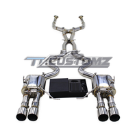 BMW M3/M4 (E90,E92, E93) CAT-BACK EXHAUST SYSTEM (VALVETRONIC) TITANIUM / STAINLESS STEEL