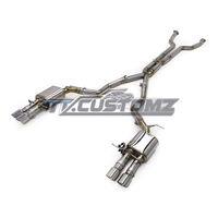 BMW M5/M6 E60 CAT-BACK EXHAUST SYSTEM (VALVETRONIC) TITANIUM / STAINLESS STEEL