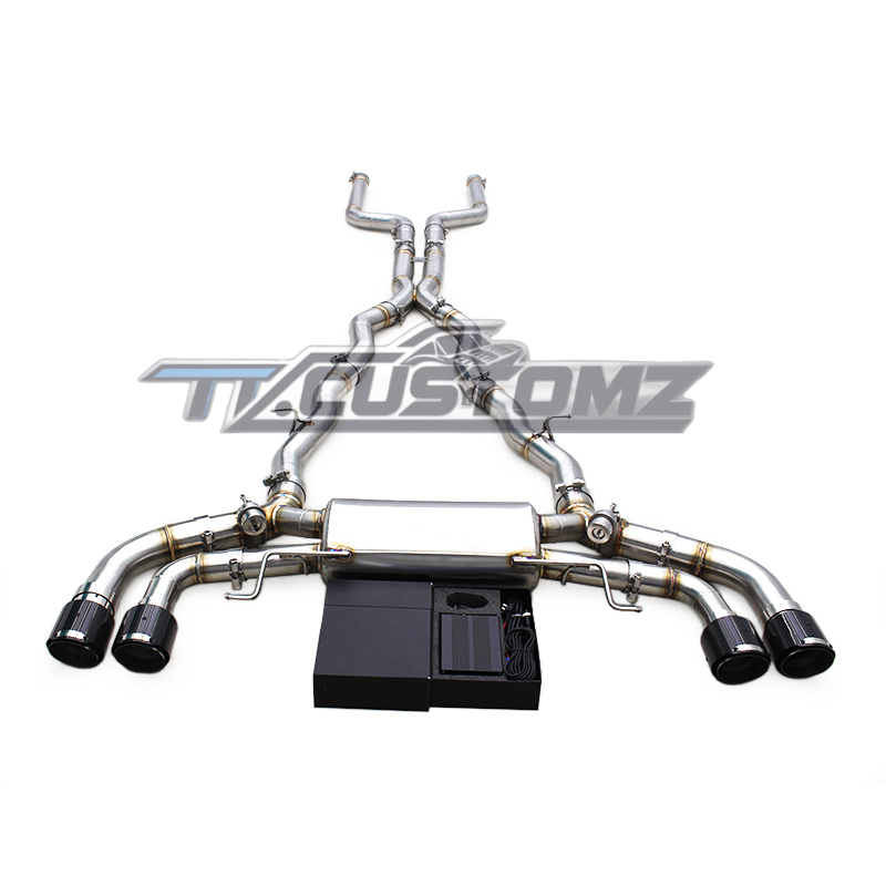 BMW M8 CAT-BACK EXHAUST SYSTEM (VALVETRONIC) TITANIUM / STAINLESS STEEL