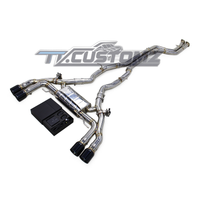 BMW X3M CAT-BACK EXHAUST SYSTEM (VALVETRONIC) TITANIUM / STAINLESS STEEL