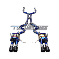 BMW M3/M4 (E90,E92, E93) CAT-BACK EXHAUST SYSTEM (VALVETRONIC) TITANIUM / STAINLESS STEEL