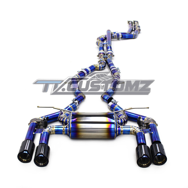 BMW M2C F87 CAT-BACK EXHAUST SYSTEM (VALVETRONIC) TITANIUM / STAINLESS STEEL