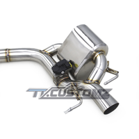 Mercedes E63/E63s (W213 - W212) CAT-BACK EXHAUST SYSTEM (VALVETRONIC) TITANIUM / STAINLESS STEEL