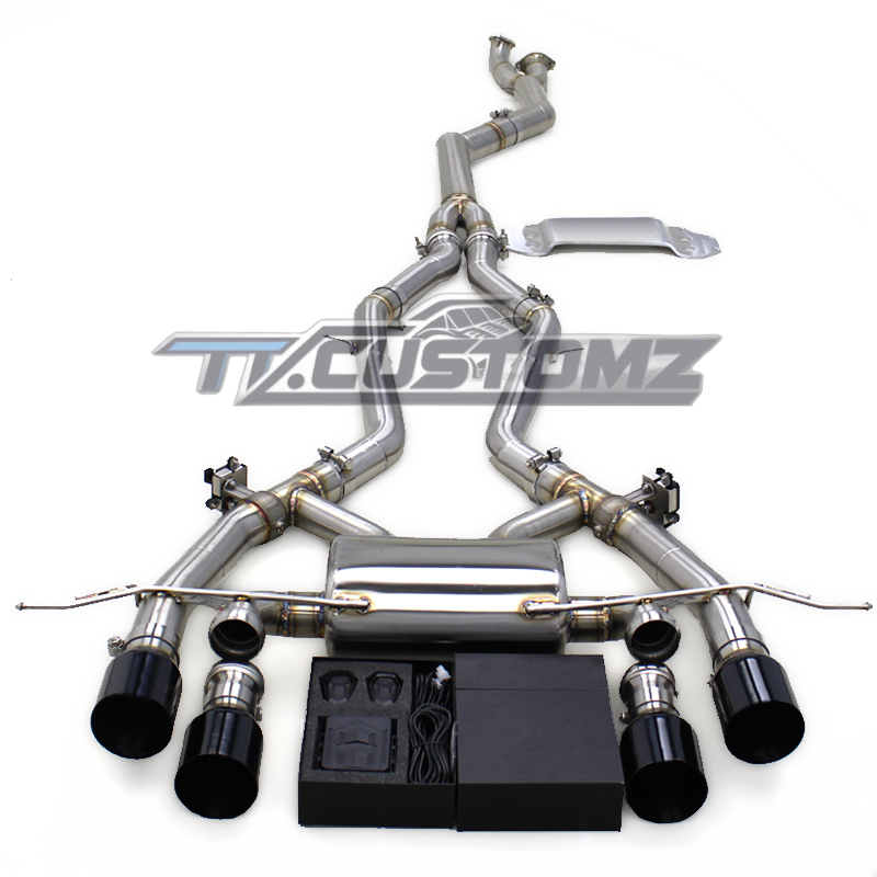 BMW M3/M4 G8X CAT-BACK EXHAUST SYSTEM (VALVETRONIC) TITANIUM / STAINLESS STEEL