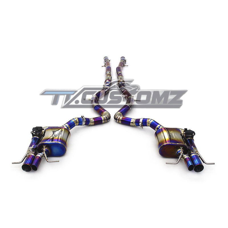 Mercedes S63 W222 CAT-BACK EXHAUST SYSTEM (VALVETRONIC) TITANIUM / STAINLESS STEEL