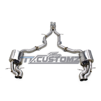 Mercedes E63/E63s (W213 - W212) CAT-BACK EXHAUST SYSTEM (VALVETRONIC) TITANIUM / STAINLESS STEEL
