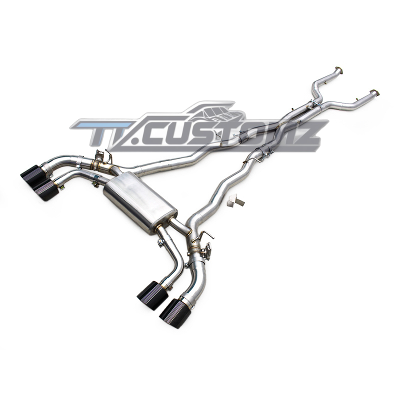 BMW M5 (G90,G99) CAT-BACK EXHAUST SYSTEM (VALVETRONIC) TITANIUM / STAINLESS STEEL