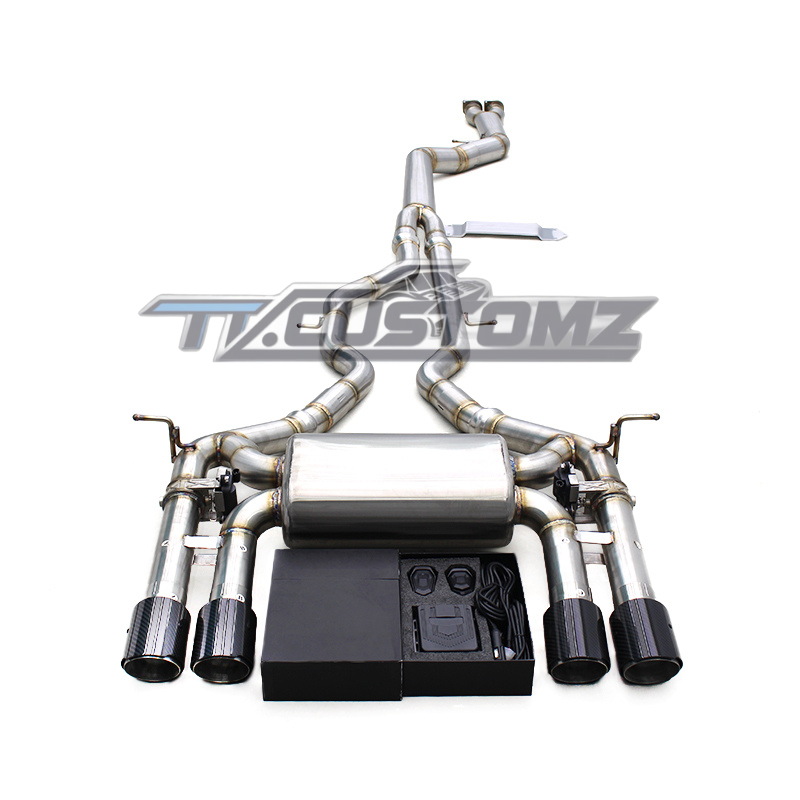 BMW M3/M4 F8X CAT-BACK EXHAUST SYSTEM (VALVETRONIC) TITANIUM / STAINLESS STEEL