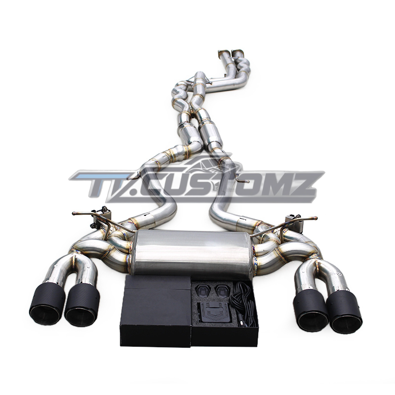 BMW M2C F87 CAT-BACK EXHAUST SYSTEM (VALVETRONIC) TITANIUM / STAINLESS STEEL