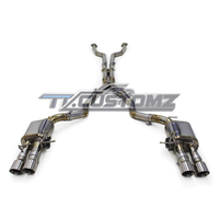 BMW M5/M6 E60 CAT-BACK EXHAUST SYSTEM (VALVETRONIC) TITANIUM / STAINLESS STEEL