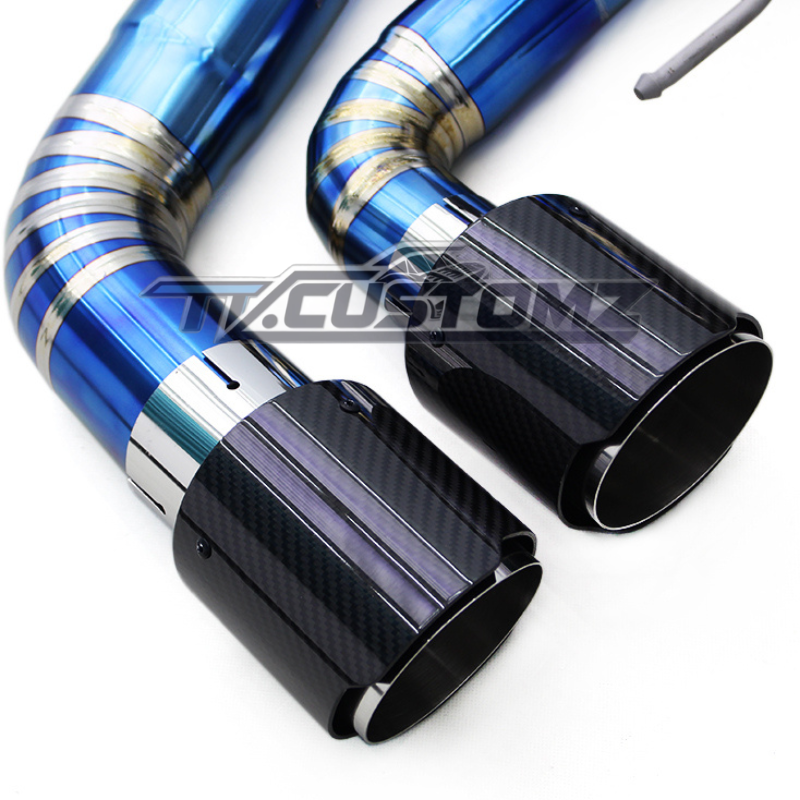 BMW M5 F90 CAT-BACK EXHAUST SYSTEM (VALVETRONIC) TITANIUM / STAINLESS STEEL