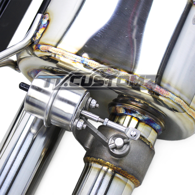 BMW M3/M4 (E90,E92, E93) CAT-BACK EXHAUST SYSTEM (VALVETRONIC) TITANIUM / STAINLESS STEEL