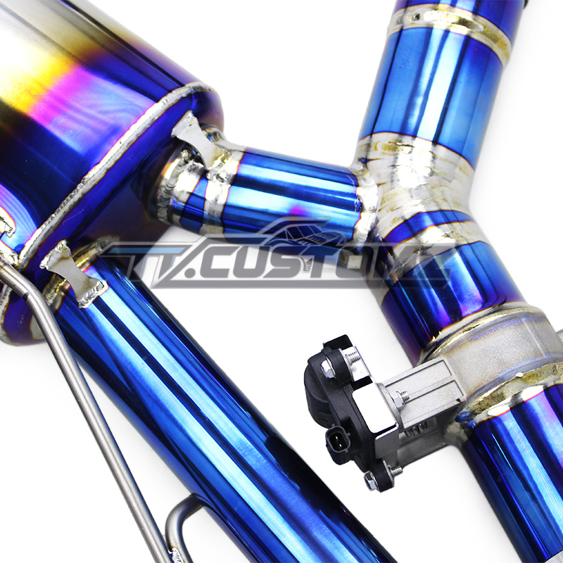 BMW X5M/X6M (F95,F96) CAT-BACK EXHAUST SYSTEM (VALVETRONIC) TITANIUM / STAINLESS STEEL