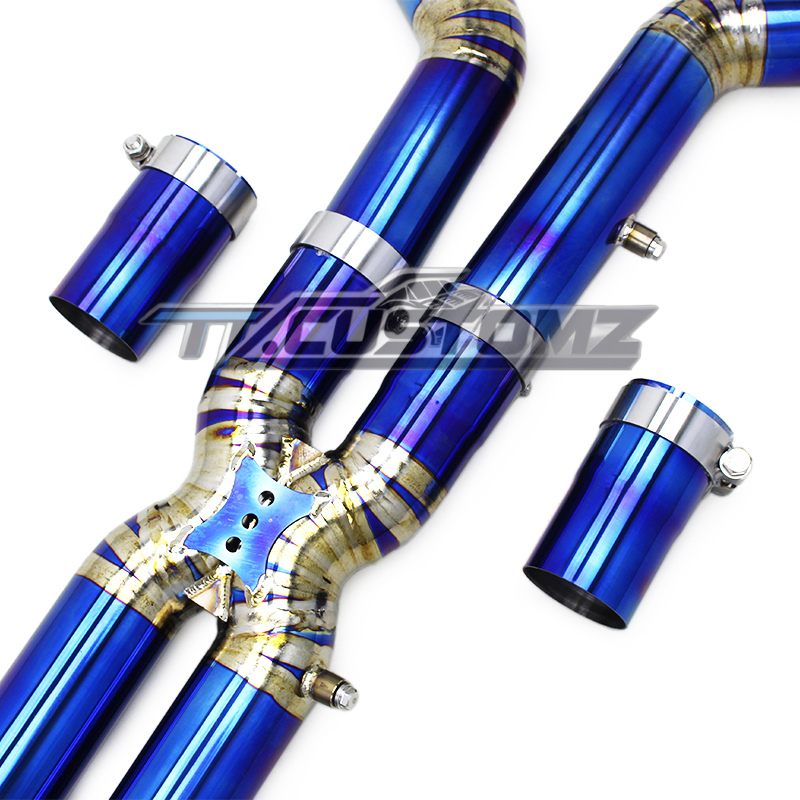 BMW X5M/X6M (F95,F96) CAT-BACK EXHAUST SYSTEM (VALVETRONIC) TITANIUM / STAINLESS STEEL