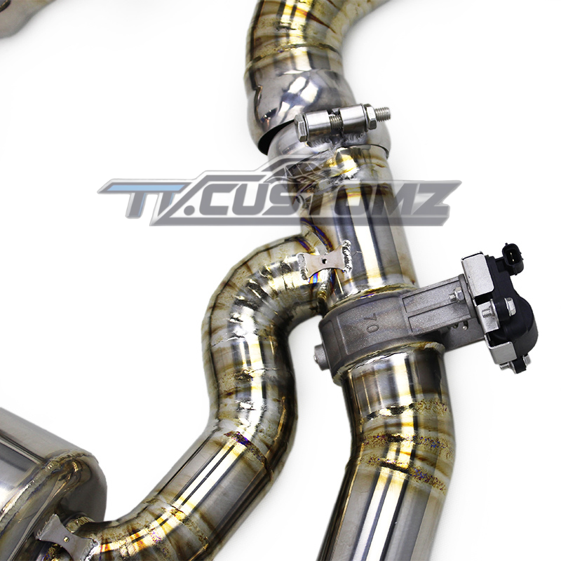 BMW M2 G87 CAT-BACK EXHAUST SYSTEM (VALVETRONIC) TITANIUM / STAINLESS STEEL