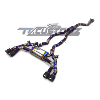 BMW X3M CAT-BACK EXHAUST SYSTEM (VALVETRONIC) TITANIUM / STAINLESS STEEL