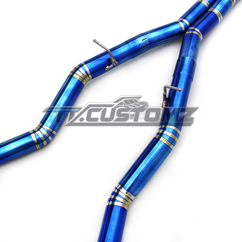 BMW M5 F90 CAT-BACK EXHAUST SYSTEM (VALVETRONIC) TITANIUM / STAINLESS STEEL