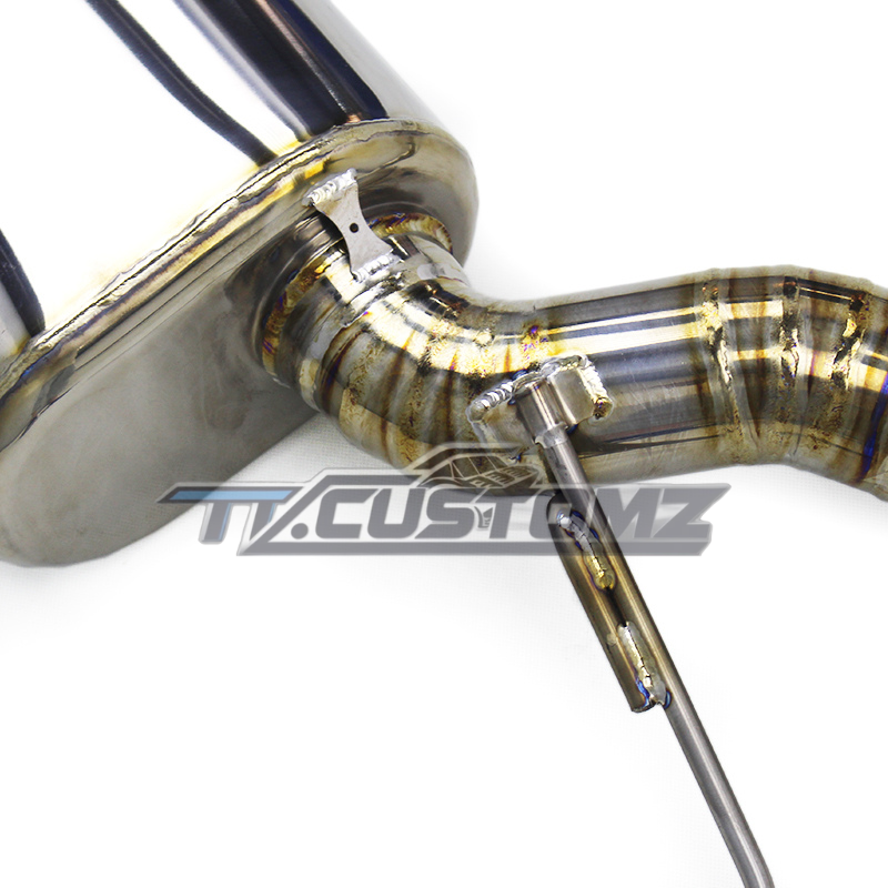 BMW M5/M6 E60 CAT-BACK EXHAUST SYSTEM (VALVETRONIC) TITANIUM / STAINLESS STEEL