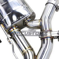 BMW X3M CAT-BACK EXHAUST SYSTEM (VALVETRONIC) TITANIUM / STAINLESS STEEL