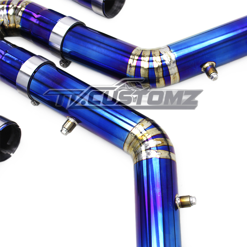 BMW X5M/X6M (F95,F96) CAT-BACK EXHAUST SYSTEM (VALVETRONIC) TITANIUM / STAINLESS STEEL