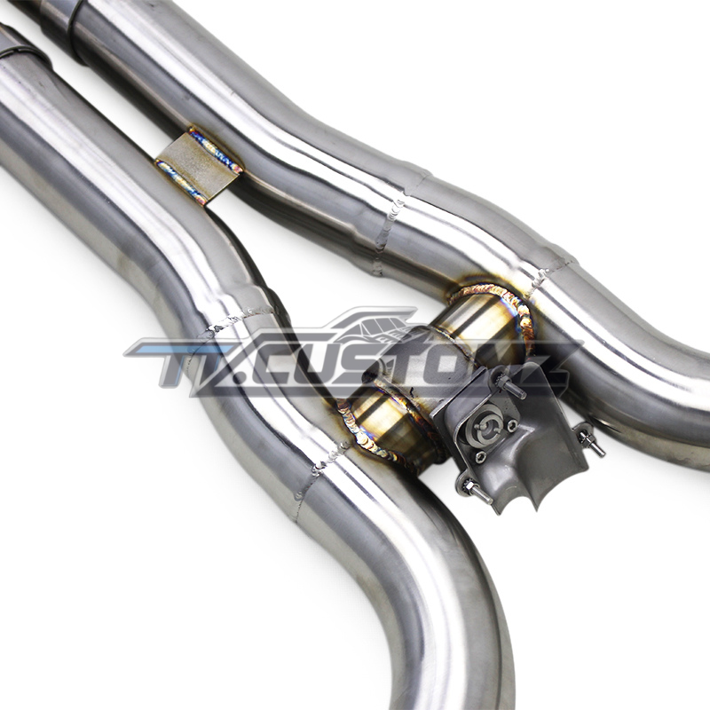 Mercedes C63/C63S W205 CAT-BACK EXHAUST SYSTEM (VALVETRONIC) TITANIUM/ STAINLESS STEEL