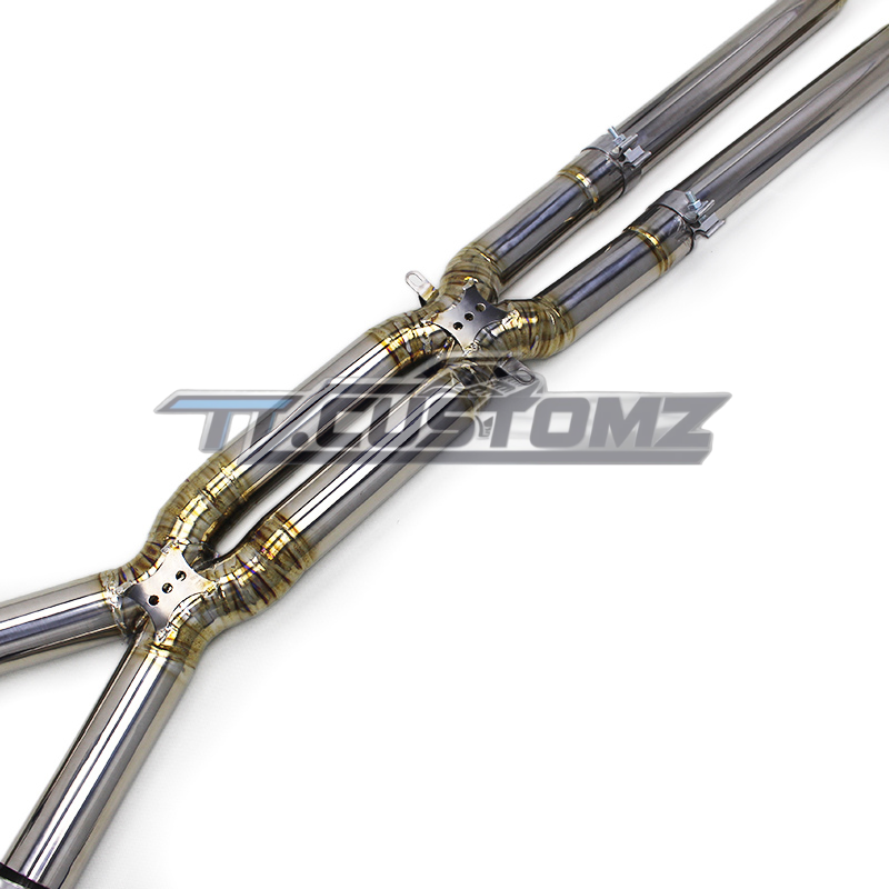 BMW M5/M6 E60 CAT-BACK EXHAUST SYSTEM (VALVETRONIC) TITANIUM / STAINLESS STEEL