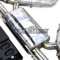 BMW X3M CAT-BACK EXHAUST SYSTEM (VALVETRONIC) TITANIUM / STAINLESS STEEL