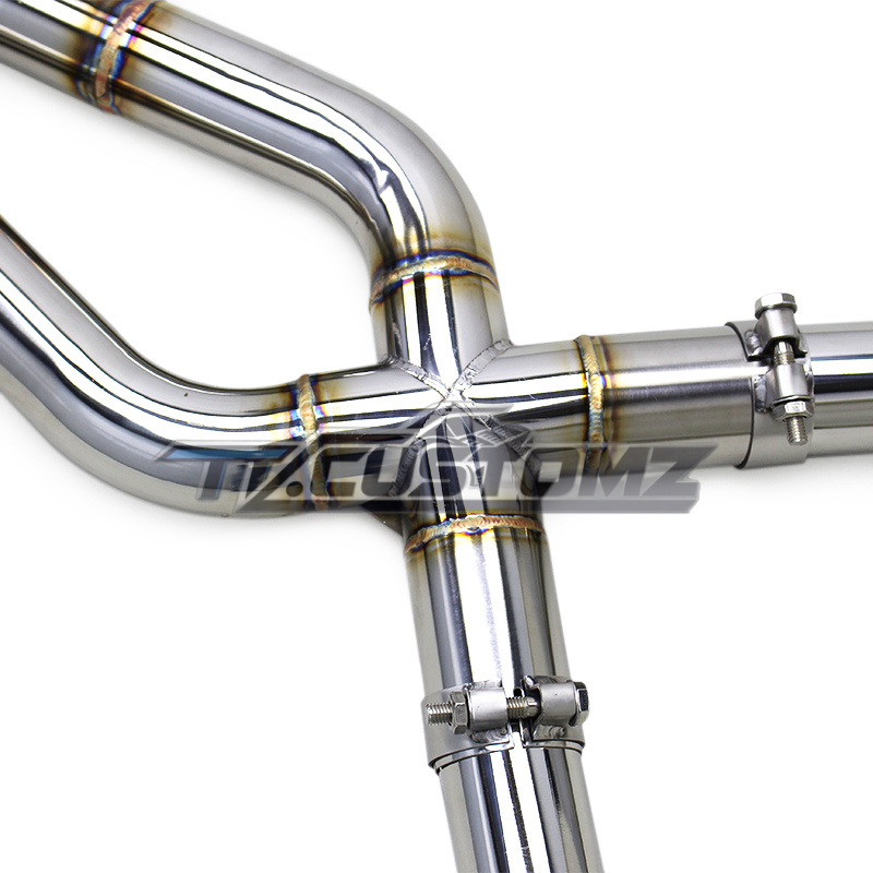 BMW M3/M4 (E90,E92, E93) CAT-BACK EXHAUST SYSTEM (VALVETRONIC) TITANIUM / STAINLESS STEEL