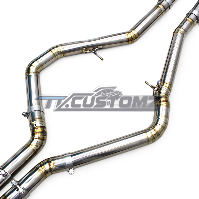 BMW X5M/X6M (F85,F86) CAT-BACK EXHAUST SYSTEM (VALVETRONIC) TITANIUM / STAINLESS STEEL